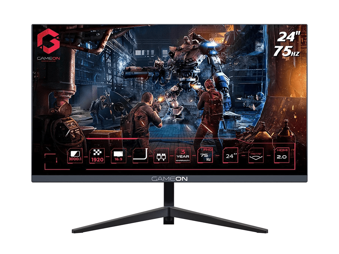 Gameon GO24FHD75VA 24-inch FHD, 75Hz, 4ms Flat Gaming Monitor in Qatar Gameon GO24FHD75VA 24-inch FHD, 75Hz, 4ms Flat Gaming Monitor in Qatar